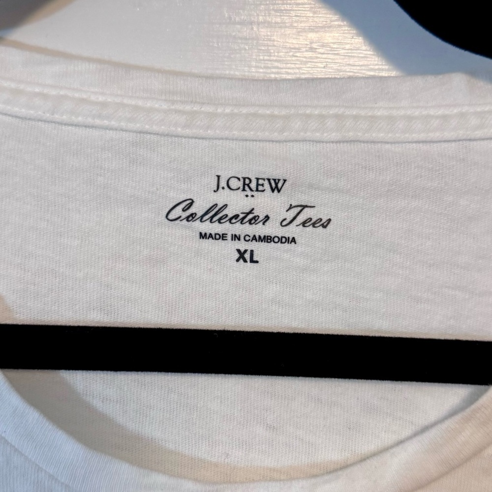 J. Crew Factory | Collectors Tee, Beach Bum Logo, White Color, Size XL - EUC - Picture 4 of 6